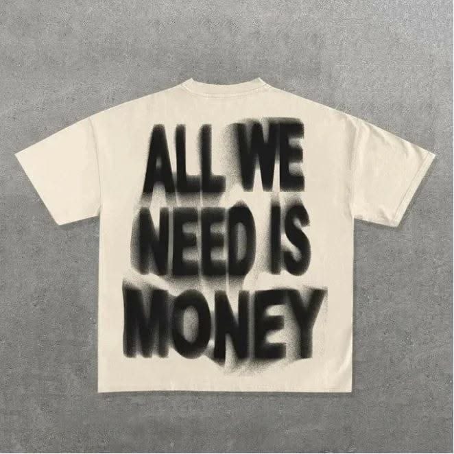 تیشرت طرح money