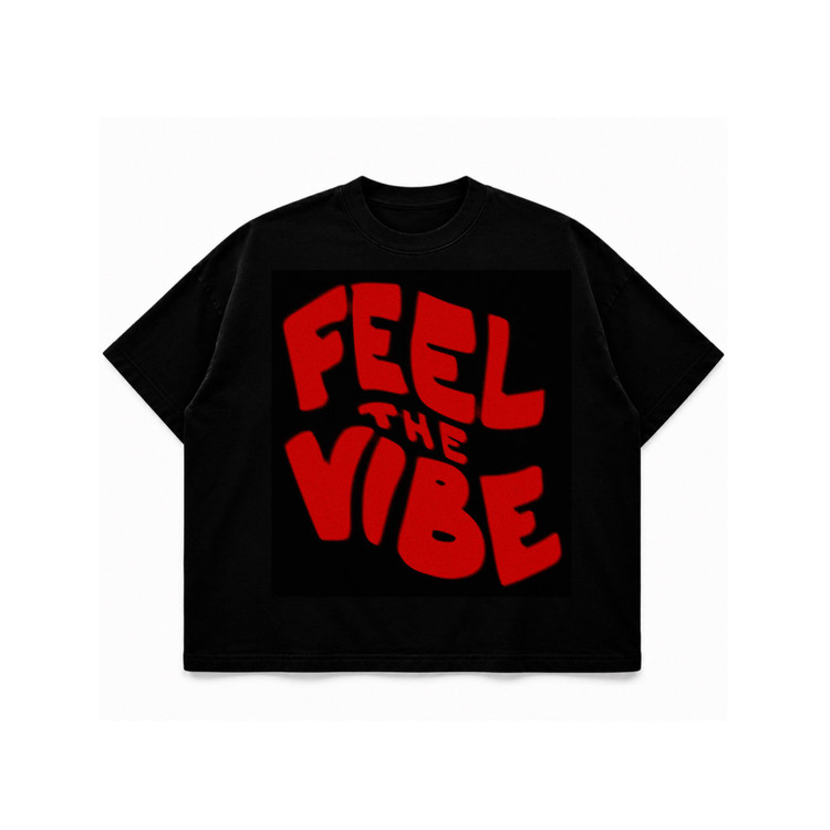تیشرت طرح Feel the vibe