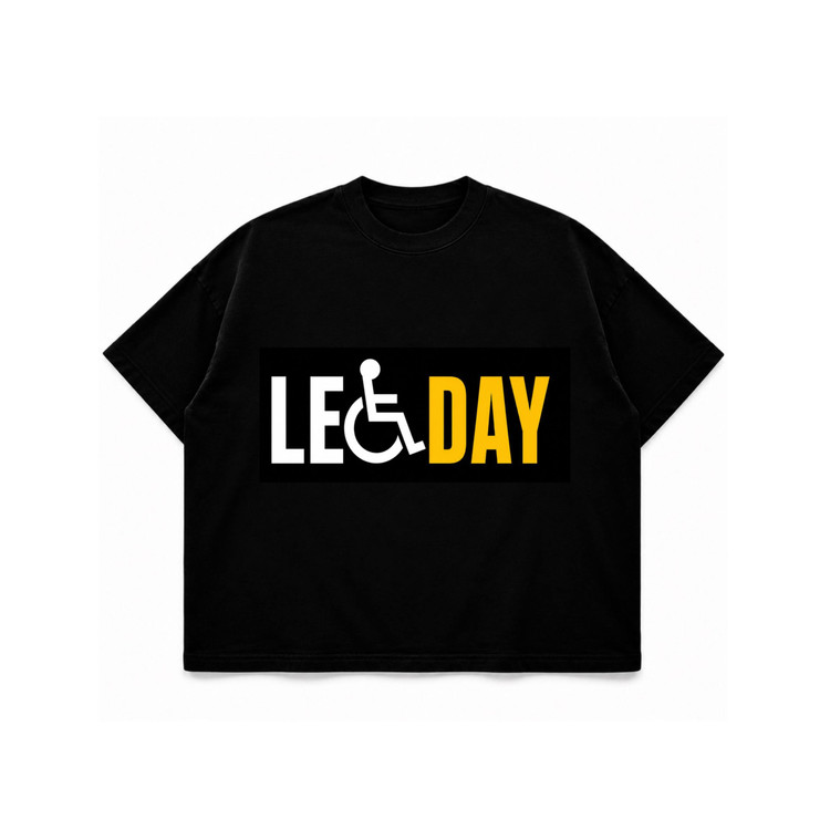 تیشرت طرح leg day (روزپا)