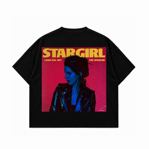 تیشرت ست طرح star girl starboy
