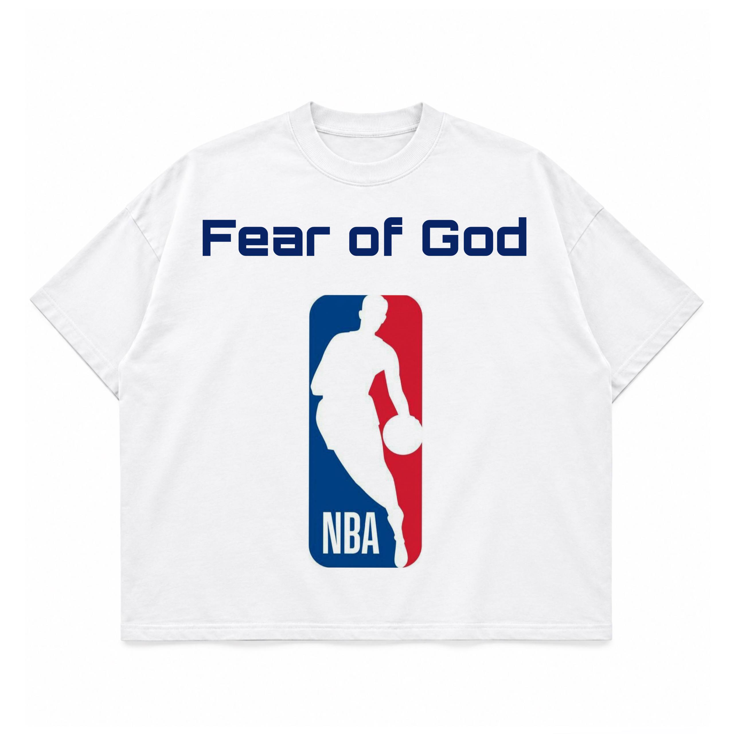 تیشرت مردانه طرح Fear of God بسکتبال