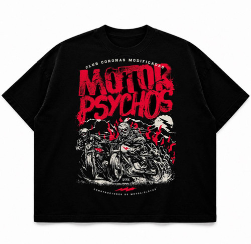 تیشرت طرح موتور Motor Psychos