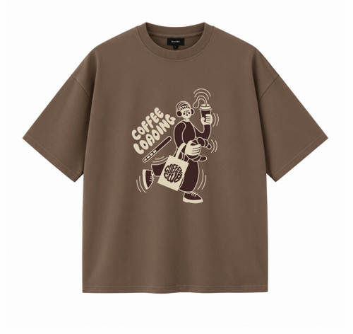 تیشرت طرح coffee